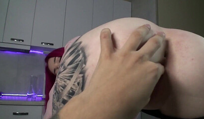 Оля и Костя после ссоры мирятся жарким сексом на кухне