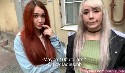 Согласились на анальный тройничок с незнакомцем за 100 баксов