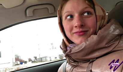 Жарким сексом парень согрел русскую девушку