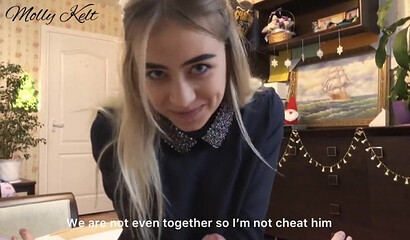 Телка классно сосет член друга своего бойфренда