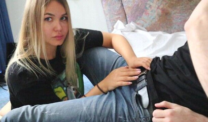 Член пососу, но за это ты кончишь мне в ротик – понял?