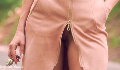 Plug me in. Jeny Smith twerking naked outdoor with a toy