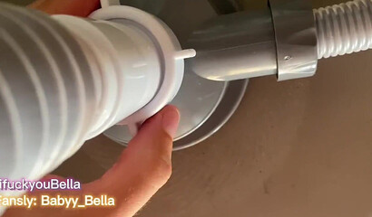 Busty girl swallows cock well and gives in her pussy for a pipe repair - ifuckyouBella