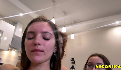 "Ass Diamond Thieves" _ Vika, Darcy Dark, Miss Lissa _ Part 2 _ Orgy 6 people _ NIGONIKA