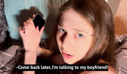 I'm talking to my boyfriend right now, I remember I promised you sex