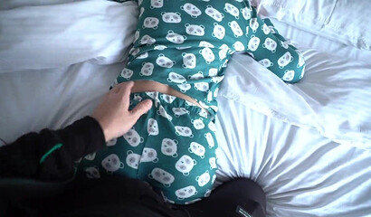 step mom and step son share a bed in a hotel room - short version