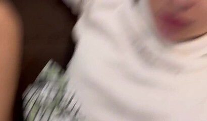 modest girls in the entrance were very cold and agreed to have sex with unfamiliar guys