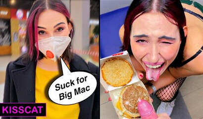 Risky Blowjob in Fitting Room for Big Mac - Public Agent PickUp & Fuck Student in Mall / Kiss Cat